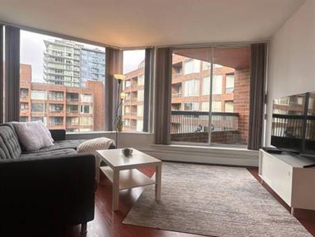 Furnished 1-Bedroom Apartment for Rent in Yaletown, Downtown Vancouver