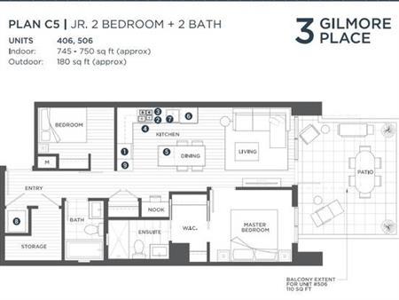 BRAND NEW LARGE 2 Bed 2 bath @ Gilmore Place 3