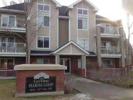 A 2-Bedroom 2-Full Bathroom Condo (Corner Unit) For Rent In Marda Loop | 107 - 1811 34 Avenue SW, Calgary