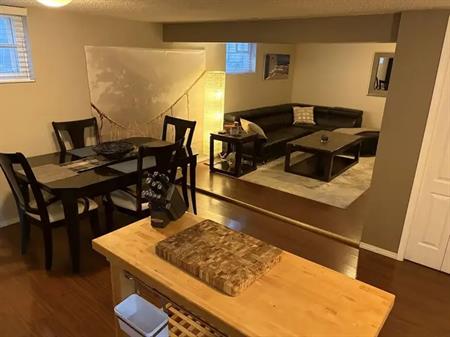 Inner City Fully Furnished Private Basement Suite | Calgary