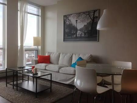 Cozy fully furnished 1 bedroom | 1408 - 1500 7 St SW, Calgary