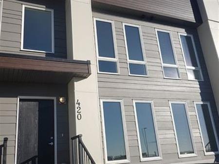 STUNNING 2 BR/2.5 BA Seton Townhouse with Custom Wet Bar & Private Rooftop Patio | 420 - 19500 37 Street Southeast, Calgary