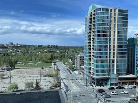 River View - Furnished 1 Bedroom in West Downtown | 1105 - 910 5th Ave SW, Calgary