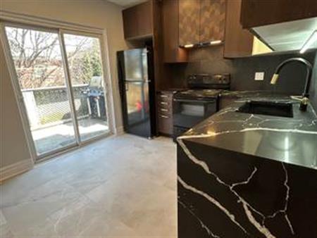 Great Leslieville Renovated 2-Bdrm for Rent