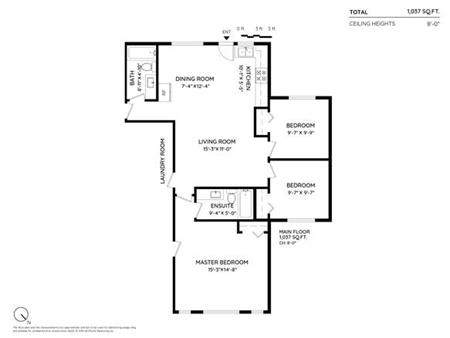 $2,800 / 2br - Two bedroom, 1 bathroom unit on ground level (Surrey Ce