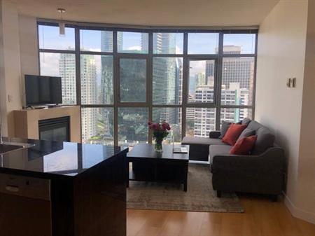 $3,900 / 2br - 990ft2 - 2B/2B/Den furnished downtown Vancouver 19th fl