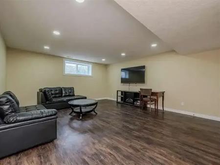 Beautiful Corner House Basement with large family room separate and independent. | 373 Kincora Drive Northwest, Calgary