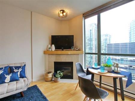 Stunning Studio with views/parking in Coal Harbour