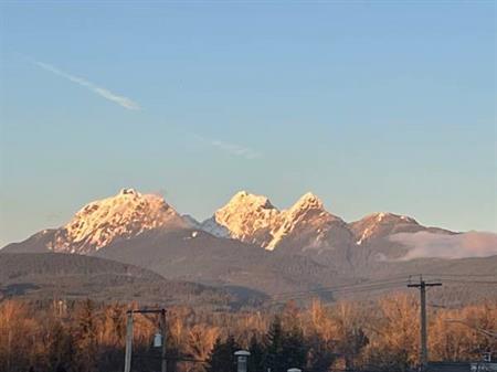 3 bed, 2 bath, view of Golden Ears Mountains