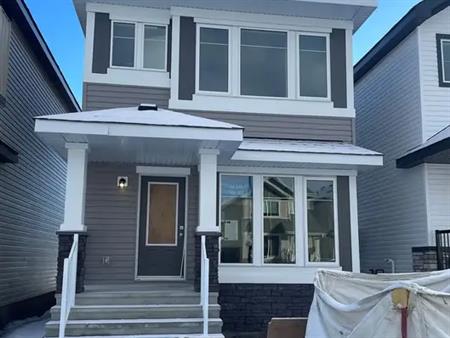 Brand New 3-Bed/2.5 Bath Home with an Unfinished Basement and a Double Garage | 9619 Colak Link Southwest, Edmonton