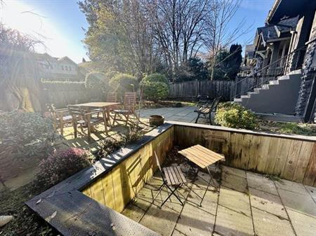 2 bed 1 Bath Garden Suite in Kitsilano