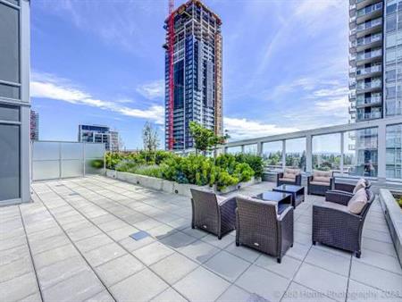 Private 1000sqft Deck , 2 Bedroom Furnished Metrotown!