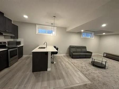 Spacious 1 Bed Legal Semi-Furnished Basement Suite for Rent in NW Calgary | 140 Ambleside Crescent Northwest, Calgary