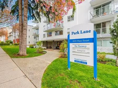 MOVE IN INCENTIVE: NEWLY RENOVATED CORNER 1 BEDROOM AVAILALBE WEST OF DENMAN | 1825 Haro Street, Vancouver