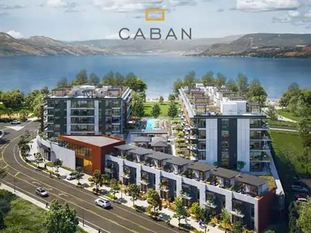 Beach-Front Luxury BRAND NEW 1-BD w/1.5-BT ready to move-in now at CABAN | N509 - 3389 Lakeshore Road, Kelowna