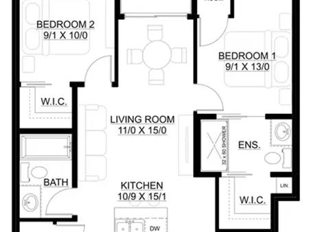 (PN 1154) New 2-Bed, 2-Bath Suite in Secord | 228 St NW, Edmonton