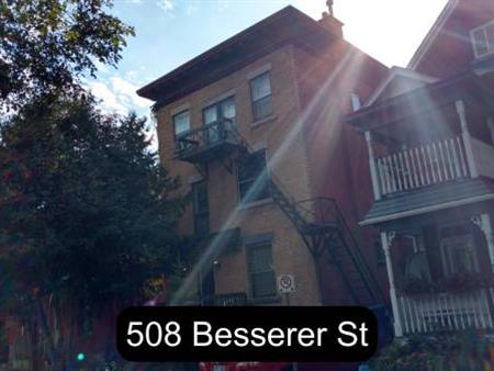 1 Bedroom Sandy Hill Apartment for Rent (508 Besserer St)