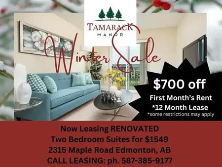 Tamarack Manor | 2315 Maple Road NW, Edmonton