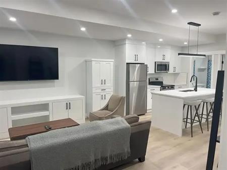 Contemporary, Fully-Furnished 2-Bedroom Basement Suite in Desirable Neighborhood | 916 42 Street Southwest, Calgary