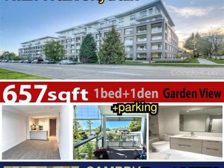 Spacious 1BR + Den at Cambria – Walk to Transit, Oakridge Mall & Langara! (Cam