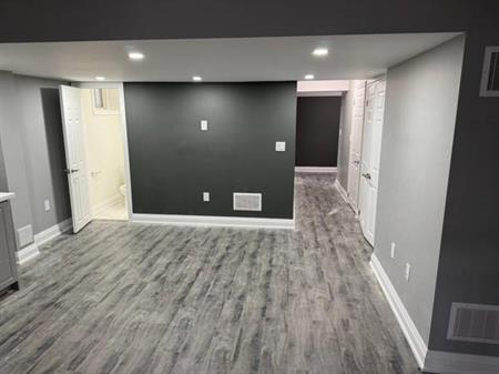 2 Bedroom Brand-New Legal Basement Apartment