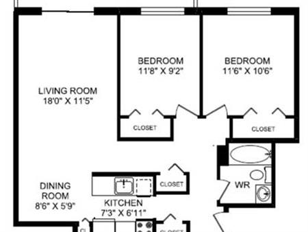 2bd 1ba, One and Two Bedroom Apartments, Laundry facilities