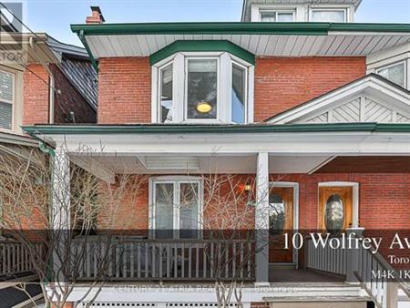 10 WOLFREY AVENUE Toronto (North Riverdale), Ontario M4K1K8