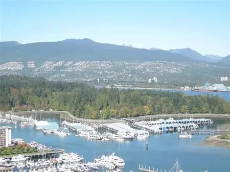 Water Views at The Ritz in Coal Harbour.  Furnished 2 Bedroom Suite | 1211 Melville Street, Vancouver