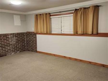 1 bedroom basement suite