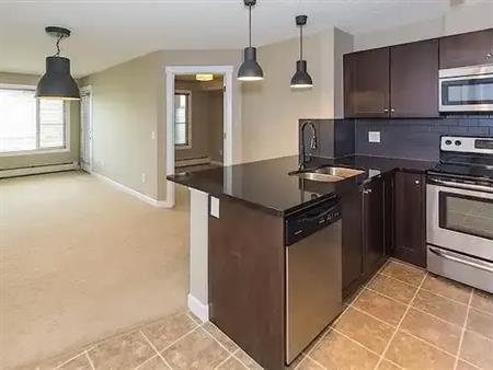 $1800; 2 Bed/2 Bath Condo w/ 2 Parking;1 UNGRD and 1 Surface | 3719 Whitelaw Ln NW, Edmonton