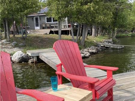 Waterfront on the point at Lac Bernard