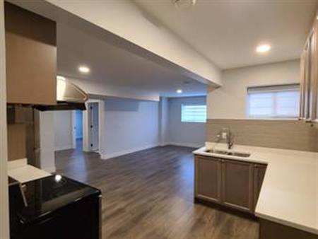 2 Bed & 1 Bath Basement Suite