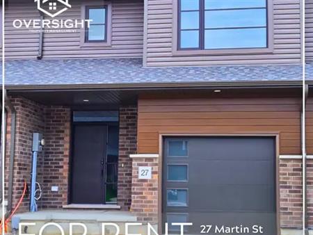 3-bedroom Townhouse in Tillsonburg | 27 Martin Street, Tillsonburg