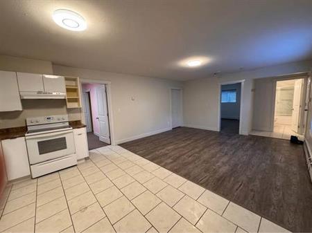 2 bedroom 1 bath basement suite