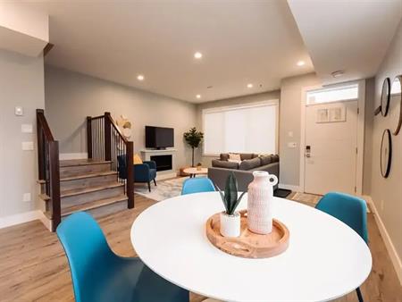 Furnished 4 bed 3 bedroom 2.5 bath townhouse | 169 Bassett Street, Penticton