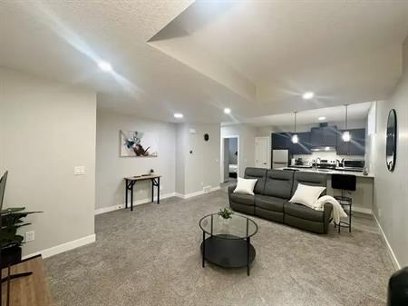 Spacious 1 Bed Legal Fully-Furnished Basement Suite for Rent in NW Calgary | 140 Ambleside Crescent Northwest, Calgary