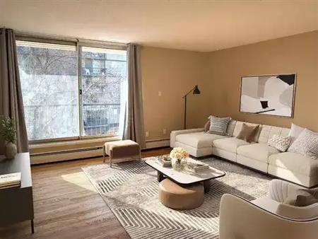 Sunny South Facing 1 Bedroom Corner - Beltline - ALL Utilities Included -  Cats Very Welcome - No pet fee | 1220 13 Avenue So