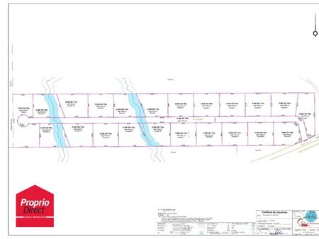 Terrain Résidentiel Lac-Saguay À Vendre