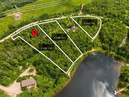 3 terrains à vendre - lac Gareau - St-Alphonse-Rodriguez