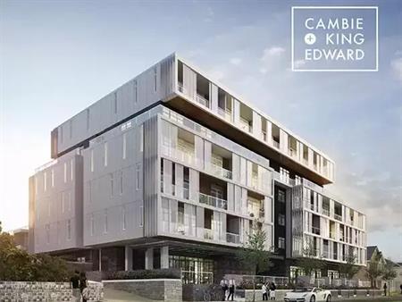 Luxury 1 BR + Den Condo Across from King Edward Skytrain Station | 528 West King Edward Avenue, Vancouver