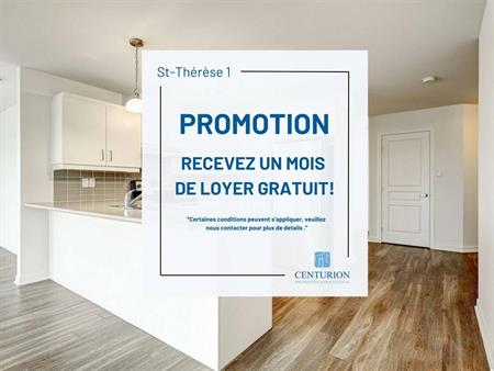 1 Bedroom Penthouse - 290 Place Claude-Dagenais, Sainte-Thérèse