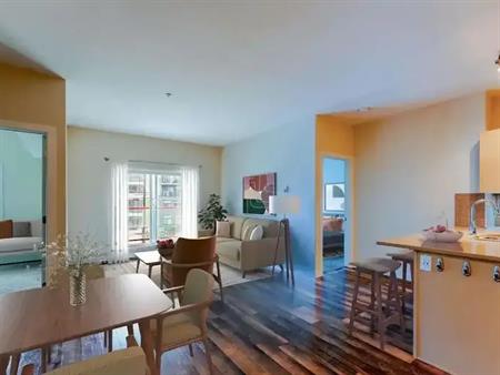 Close to Downtown Edmonton, 2-bed 2-bath condo with underground parking | 209 - 10611 117 St NW, Edmonton