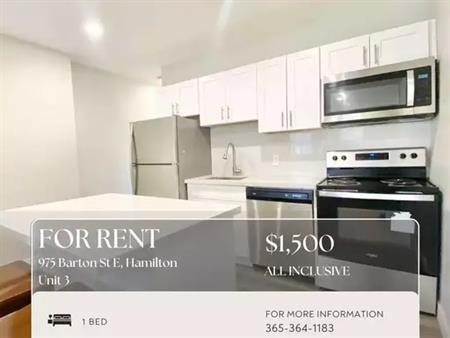 1 BED 1 BATH: 975 Barton St E, Hamilton - 3 | 975 Barton Street East, Hamilton