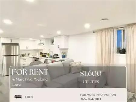 2 BED 1 BATH: 76 Marc Blvd, Welland - 2 | 76 Marc Boulevard, Welland