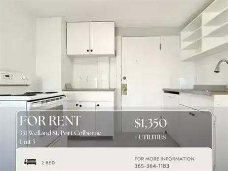 2 Bed 1 Bath: 331 Welland St, Port Colborne | 331 Welland Street, Port Colborne