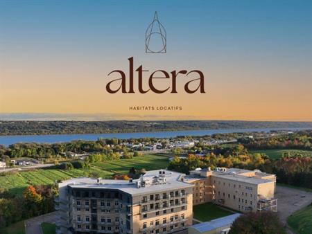 Altera habitats locatifs : Là où la nature s’élève. Condo à louer Château-Richer - appartement / logement
