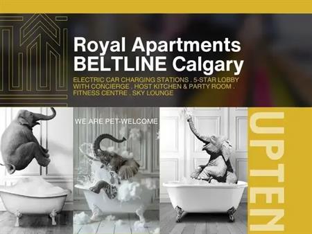 UPTEN Apartments | Downtown | Beltline | 201 10th Ave SE | Royal Living | 201 10 Ave SE 10th Ave, Calgary