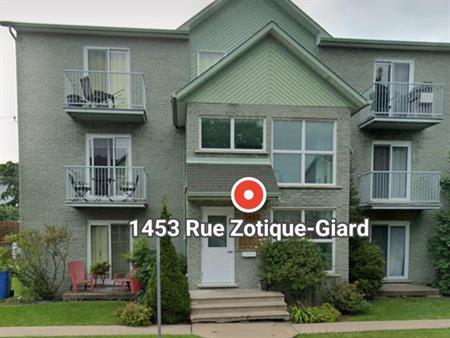 Condo 4 1/2 renové à louer dèes le 12 juillet