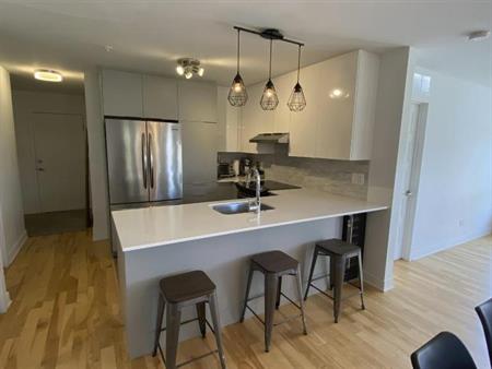 Lumineux 4½ avec garage intérieur près du métro Concorde