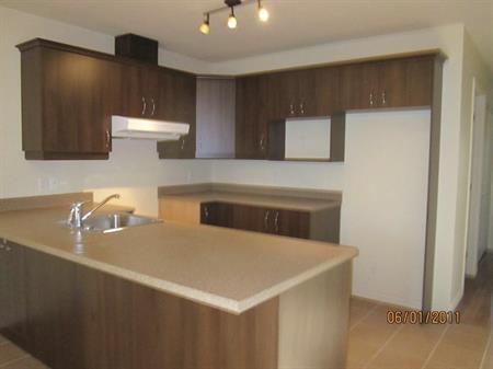Magog, 5 1/2 avec 3 chambres, 2 stat, 1 remise, 4 plex 2010 au 2e étage, boisé arrière